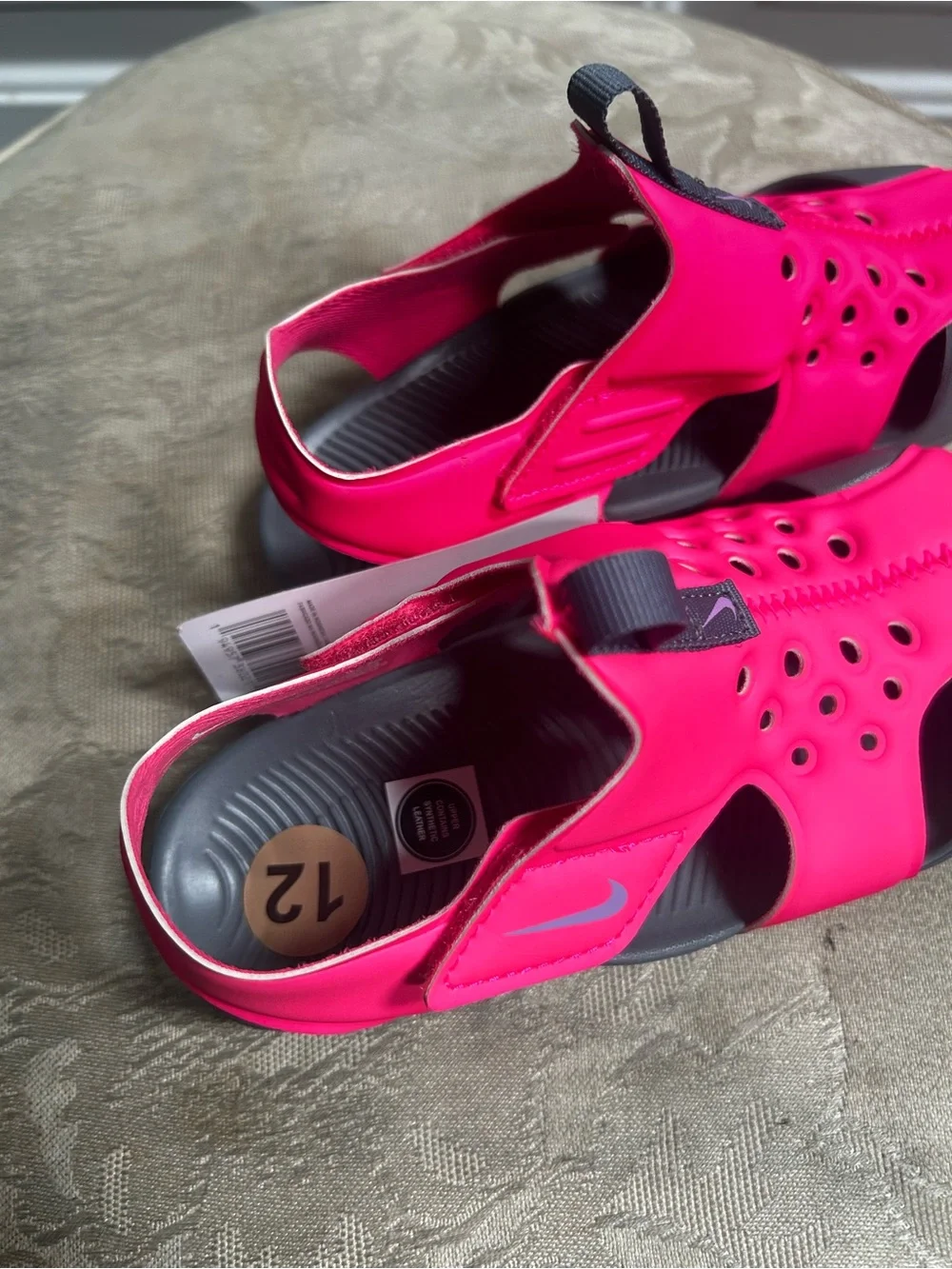 Nike Kids' Sunray Protect 2D Pink Water Shoes Sz 12C
